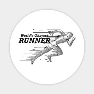 Runner - World's okayest runner Magnet